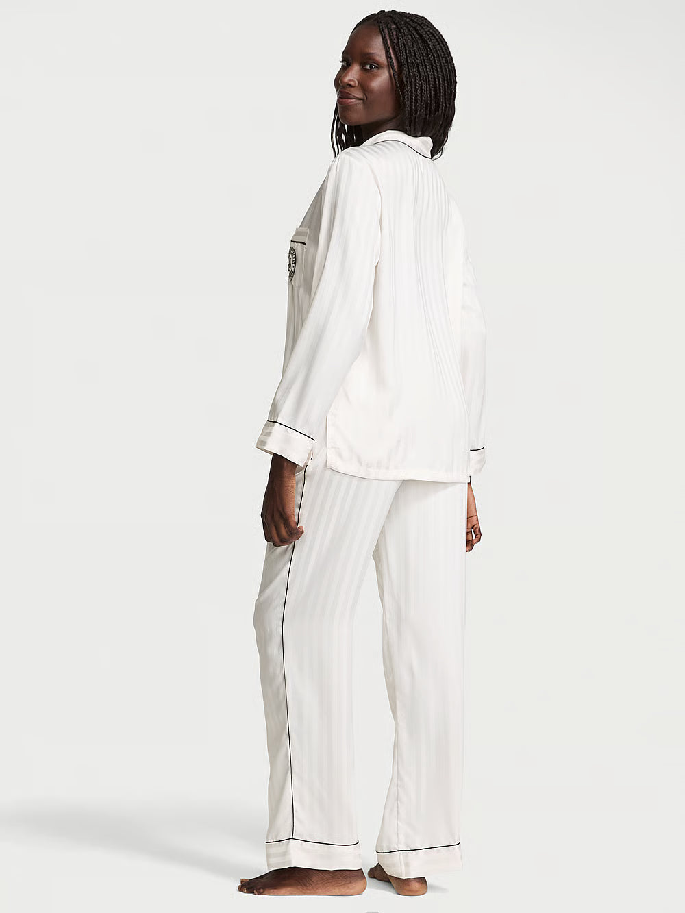 Pyjama en Satin V&S Blanc coco