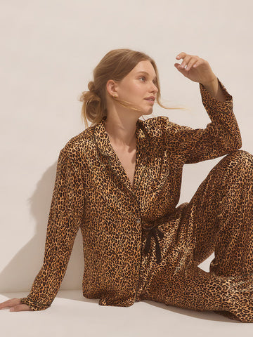 Pyjama en Satin V&S Léopard